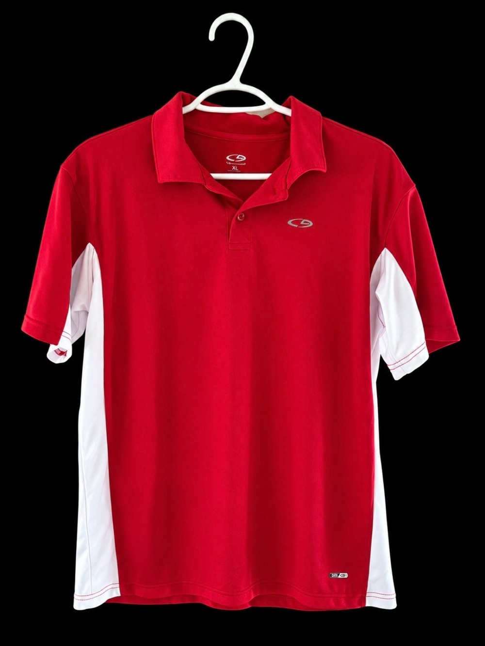 Boy’s Red and White Short Sleeve Polo Shirt